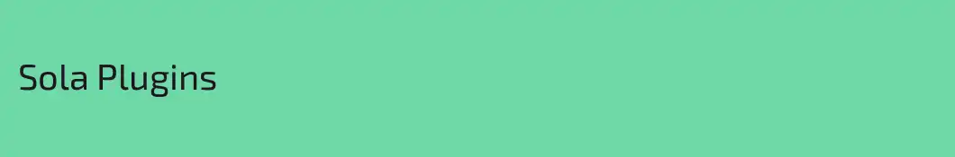Sola Plugins